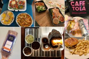 Images of takeout food from local restaurants